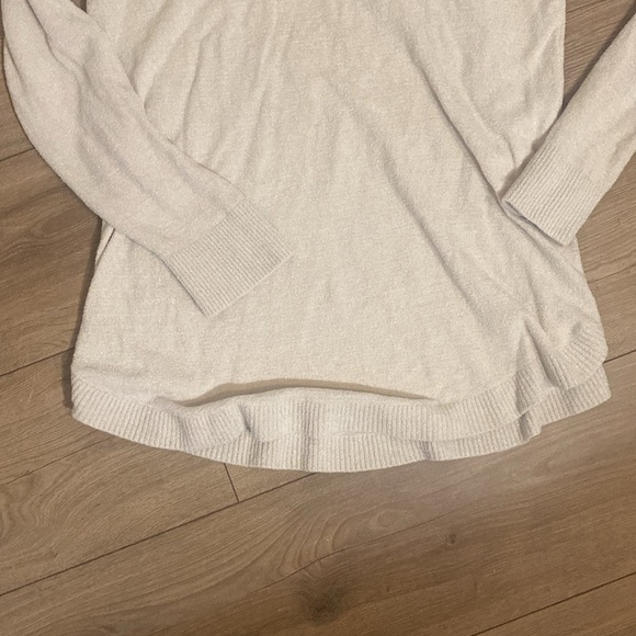 Barefoot Dreams Cozy Chic Coastal Cowl Neck Tunic Sweater - Sand Dune - Picture 4 of 11